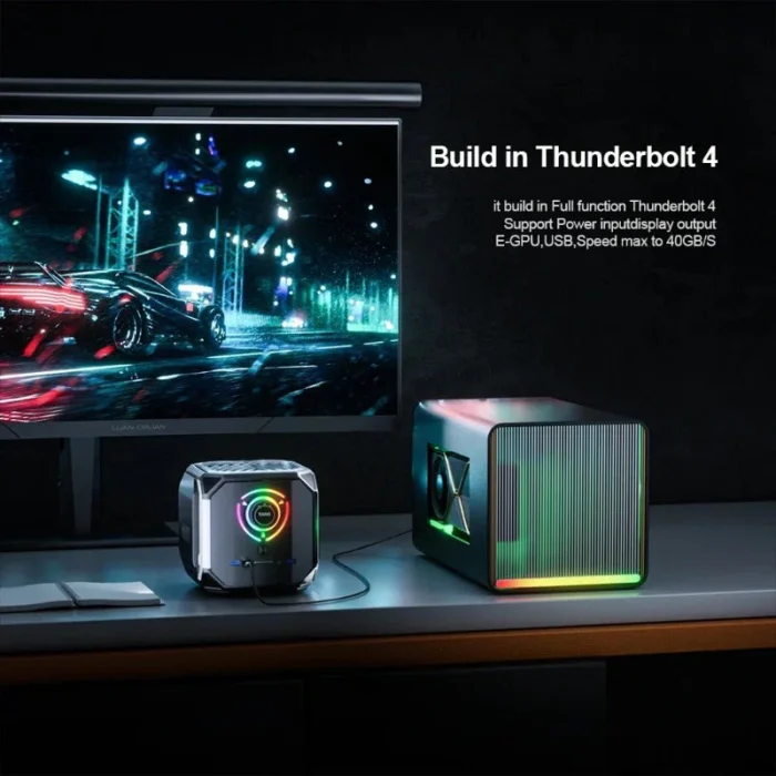 GTBOX TANK Gaming Mini PC Intel Core i9 13900H12900H i7 12700H With Nvidia 3070 16G 4060 8G PCIE 4.0 Wifi 6 BT5.0 - Image 2