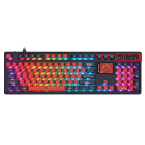 Skyloong GK104 Pro 3.0 Dual-Screen Wireless Mechanical Keyboard, 104-Key Hot-Swappable, Tri-Mode Wired & 2.4G & Bluetooth, 8000mAh Battery, RGB Backlit